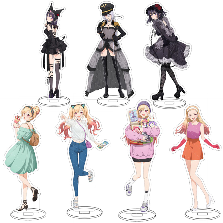 Anime Character Merchandise - حامل أكريليك للأنمي بطول 16 سم،