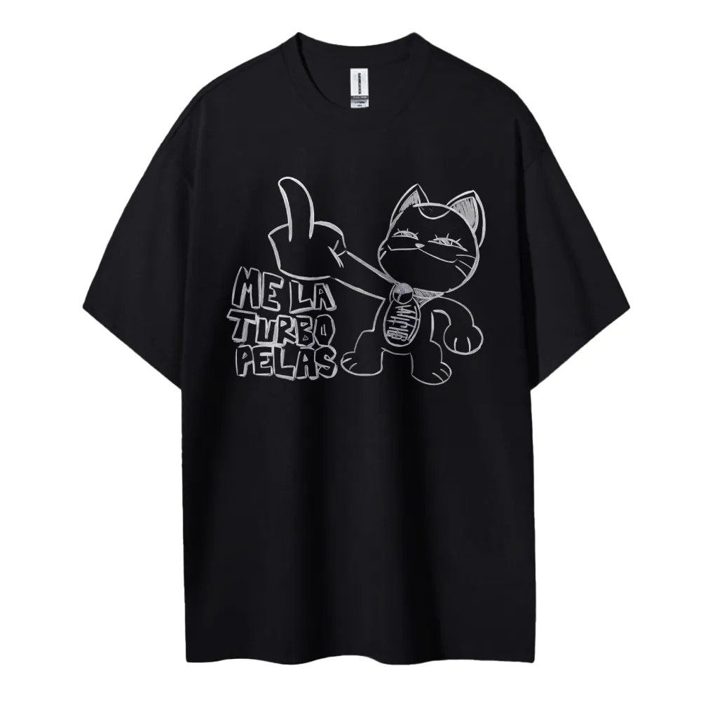 Anime Merchandise Shop - Dandadan تي شيرت أنيمي القط الأوسط