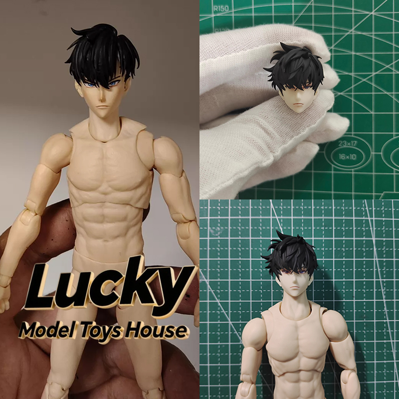 Anime Merchandise Solo Leveling - تمثال رجل مصبوغ الرأس من سونج