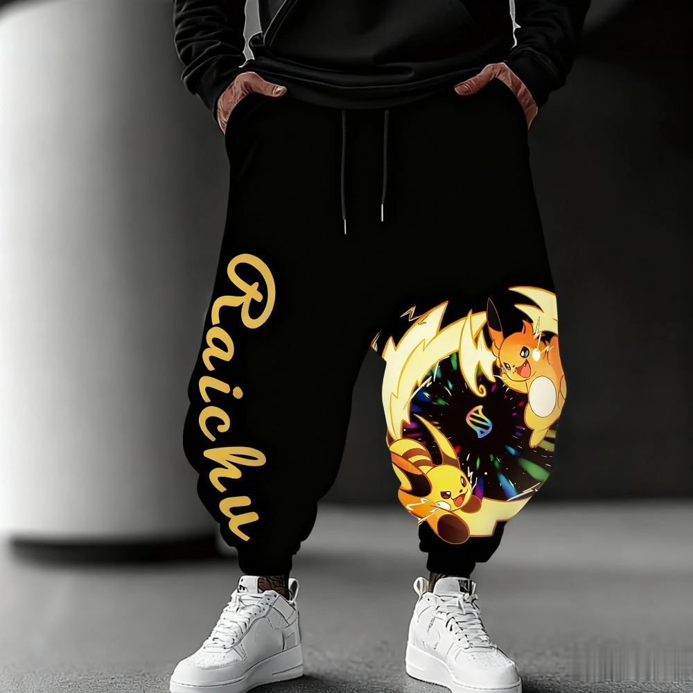 Anime Merchandise Shop - بوكيمون سلسلة الصوف السراويل الحرارية الخريف