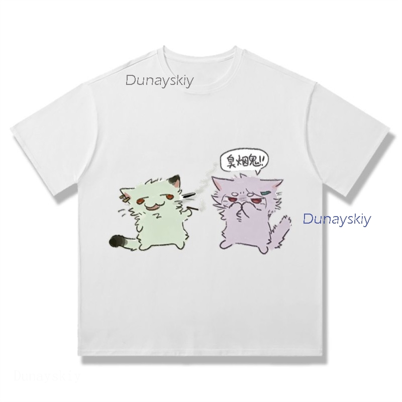 تي شيرت قطني بأكمام قصيرة بطبا - مراجعة Anime Merchandise T-Shirts وسعره