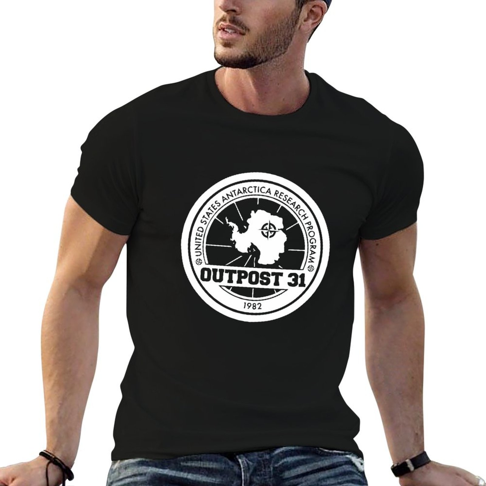 تي شيرت Outpost 31 Logo MERCHA - مراجعة Anime Merchandise T-Shirts وسعره