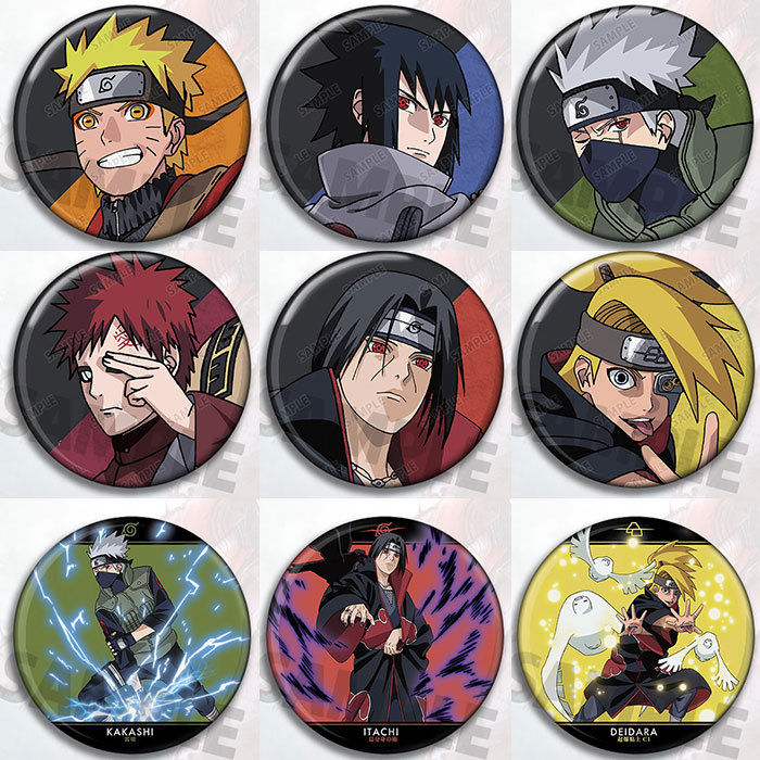 ناروتو أنيمي شارة دبوس مجموعة  - مراجعة Anime Merchandise Naruto وسعره